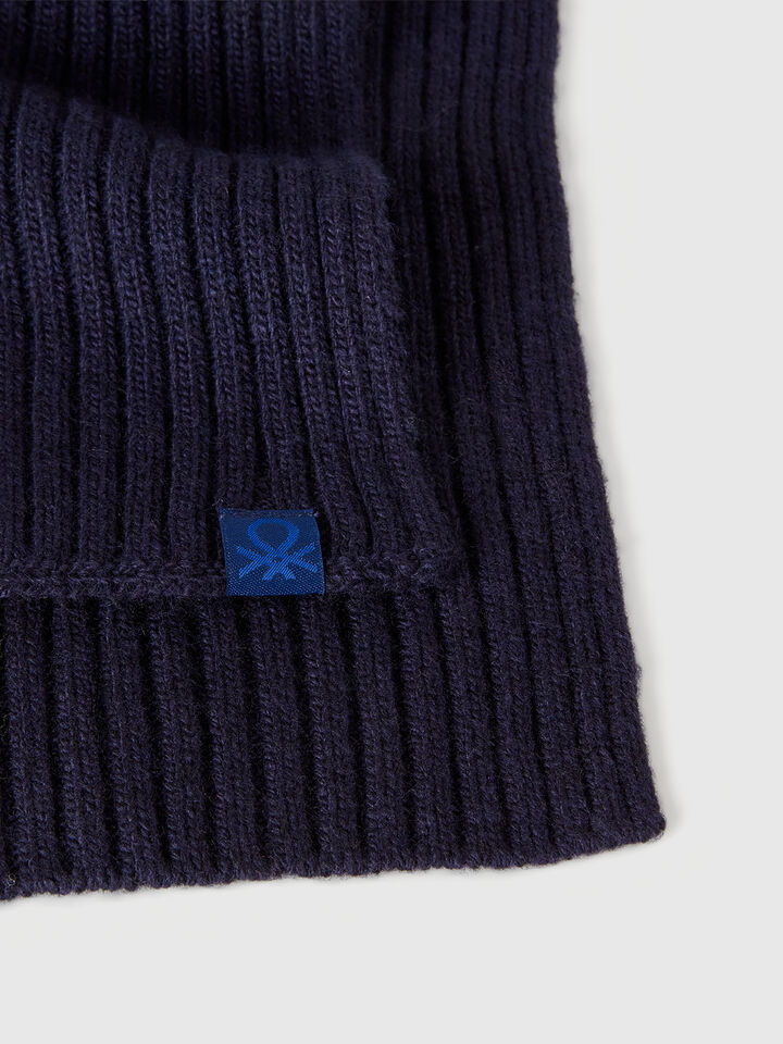 KNITTED SCARF Junior Boy image number 3